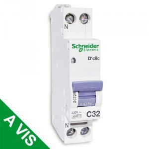SCHNEIDER XP Disjoncteur électrique D'clic 32A - 20729 - 123elec.com