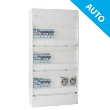 Borne Electrique Tableau Electrique Hager 3 Rangees Pre Equipe