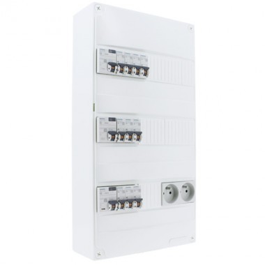 Borne Electrique Tableau Electrique Hager 3 Rangees Pre Equipe