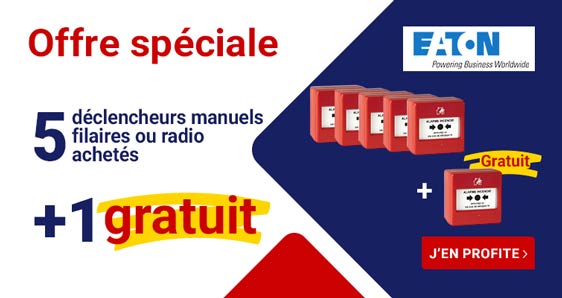 5 déclencheurs d'alarme achetés = 1 gratuit