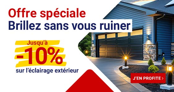 offre spéciale eclairage exterieur