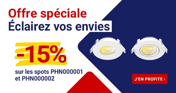 -15% sur les spots 