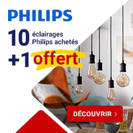 Offre spéciale Philips 10 éclairages achetés, le 11eme offert