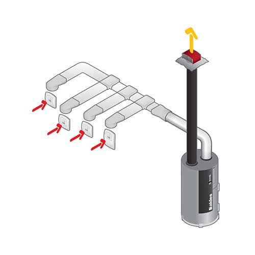 Aldes Connect Box 11023386 – Boîtier Mural Noir – Commande VMC