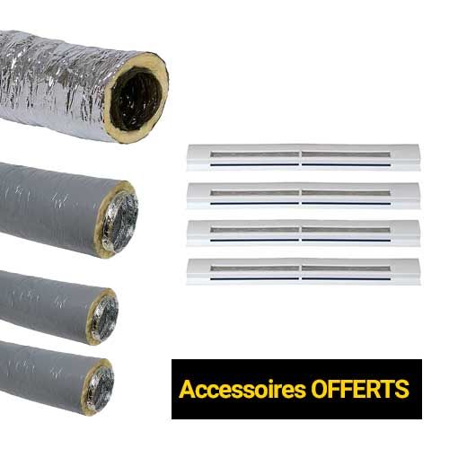 Kit VMC simple flux hygroréglable ALDES EasyHOME + gaines alu isolées — free download