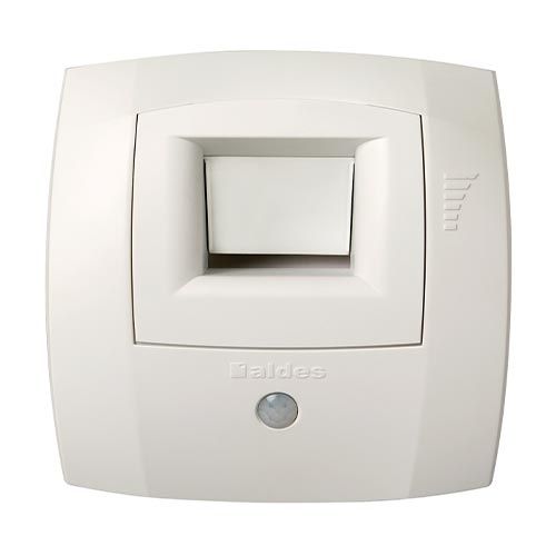 ALDES Curve Kit bouche d'extraction hygroréglable 5/30m3/h pour WC avec détection - image de face