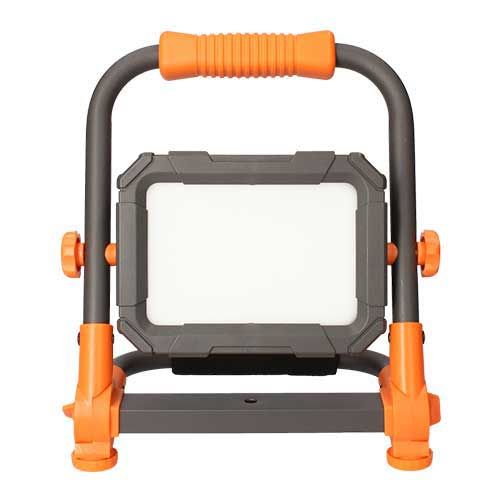 Projecteur de chantier LED Arlux 20W anthracite/orange - vue de face