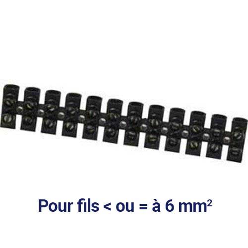 Barrette dominos de connexion 6mm²