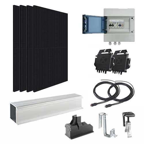 Kit solaire autoconsommation 1500W DMEGC + micro-onduleur APS - Toiture tuile