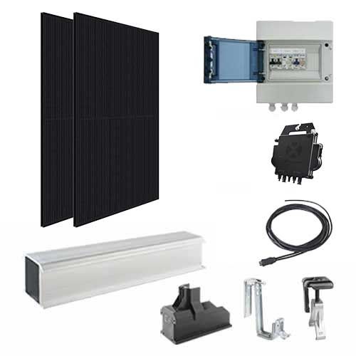 Kit solaire autoconsommation 750W DMEGC + micro-onduleur APS - Toiture tuile