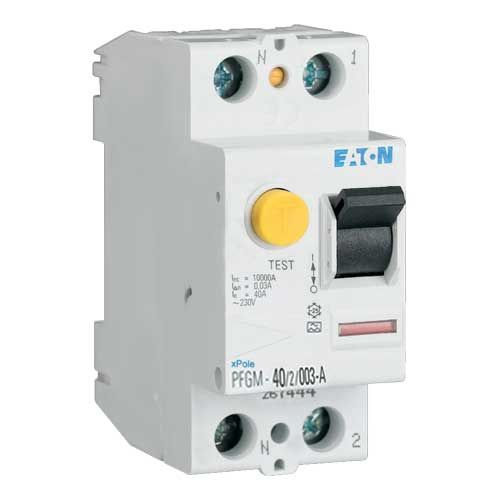 EATON Interrupteur différentiel 40A 30mA type A 230V - 267444