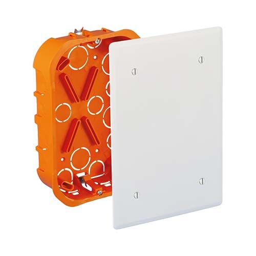 Legrand - Boîte de dérivation pour plâtre - 160x105, prof. 40mm - avec plaque et vis - Réf : 091995