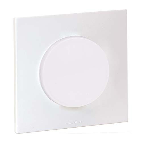 Plaque simple EUROHM Square blanc - 60295