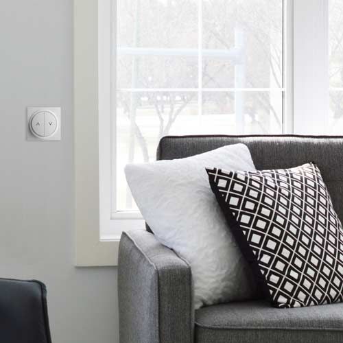 Comando Tapparelle Fontini Neo Evo - Colore Bianco Lucido, Per Canaline Fino A 10 Mm, Scatole 67 Mm, Made In Spain