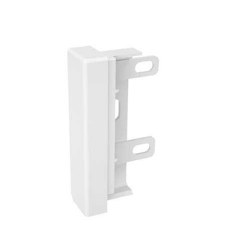 Angle Intérieur Blanc GGK Pour Plinthe électrique 4D 20x80 - Pose Facile, Finition Glossy, évite Les Coupes Biseau
