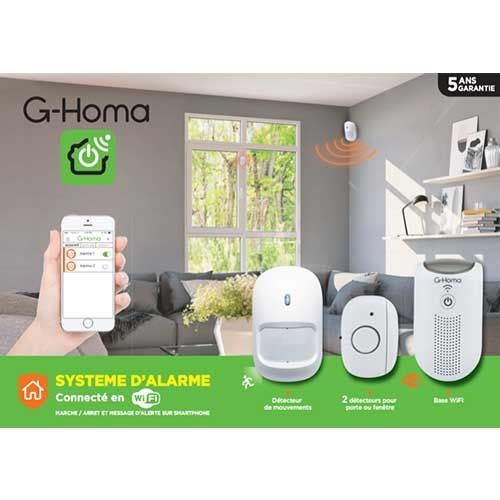 G-HOMA Alarme connecté wifi et accessoires - EMW302WF-HS