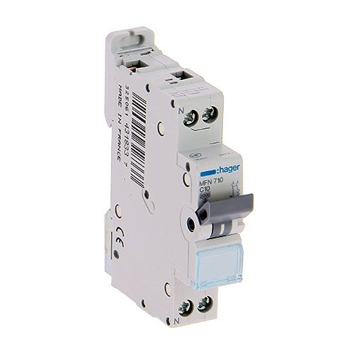 Disjoncteur Hager 10A - Occasion, En état De Fonctionnement