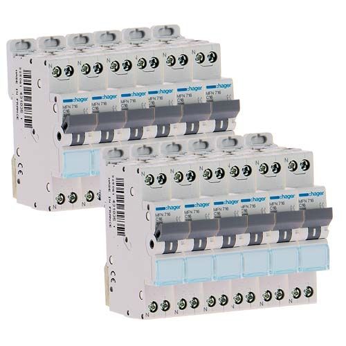 Hager Unipolaire MCB Disjoncteur - 16 A