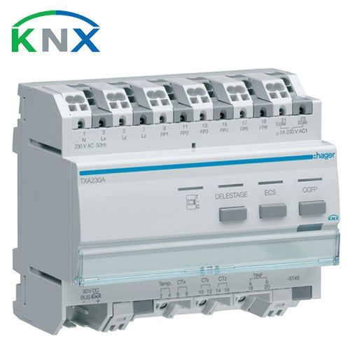 HAGER KNX Gestionnaire d'énergie - Module principal - TXA230A