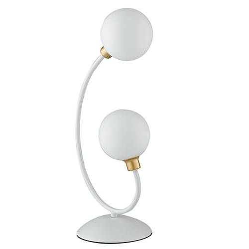 Lampe de table G9 LUCE DESIGN Or blanc AIDA - I-AIDA-L2