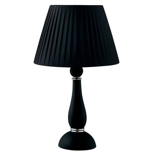 Lampe de table E27 LUCE DESIGN Noir ALFIERE - I-ALFIERE/L1 NERO