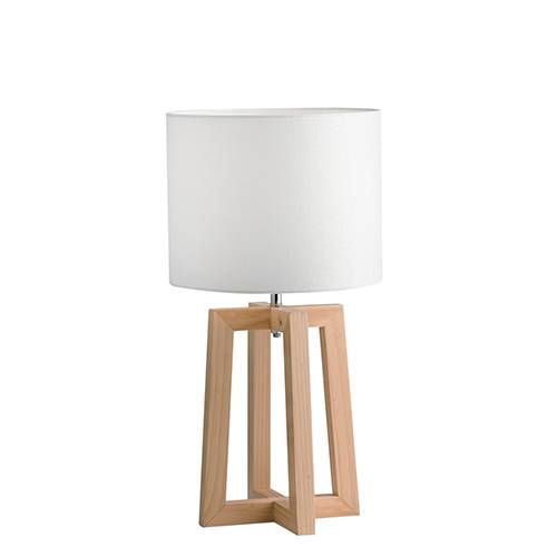 Lampe de table E14 LUCE DESIGN Bois BERRY - I-BERRY-L