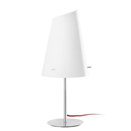 Lampe de table E27 LUCE DESIGN Blanc Rouge ERMES - I-ERMES-LG1