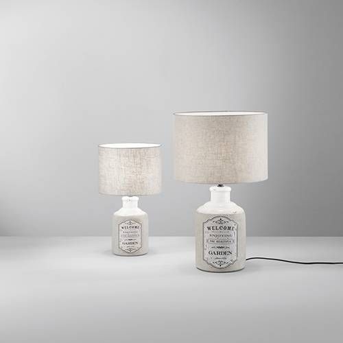 Lampe de table E27 LUCE DESIGN Beige FACTORY - I-FACTORY-XL