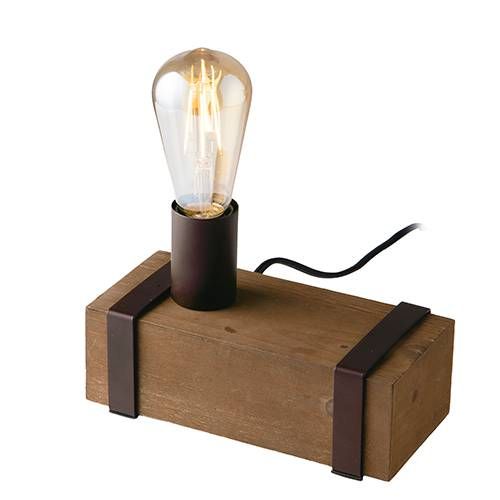 Lampe de table E27 LUCE DESIGN Noir TEXAS - I-TEXAS-L1
