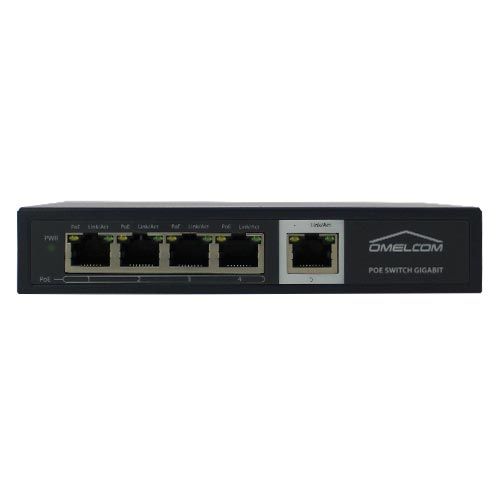 IKEPE Home connect Switch ethernet 5 ports, 4 ports 1 Gb POE 65W - vue de face
