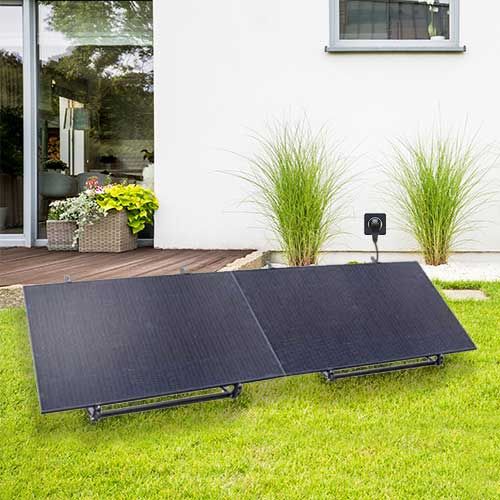 Station Solaire Plug & Play 2 panneaux photovoltaïques avec micro onduleur ENVERTECH