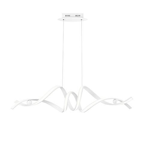 Suspension LED LUCE DESIGN 60W Blanc MYSTRAL - LED-MYSTRAL-S