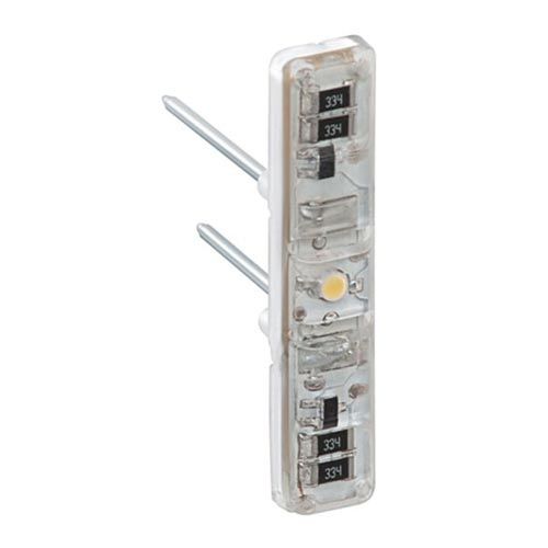 Voyant Lumineux Vert Legrand Mosaic 45 - 230V/250V, 0.5W, Demi-module - Neuf Non Utilisé