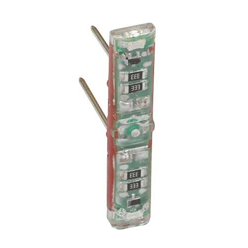 Voyant Lumineux Orange Mosaic 45 Legrand 230V - 0.5W (1/2 Module) - Neuf