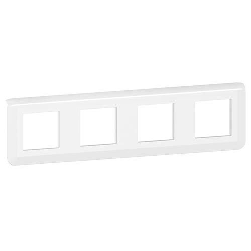 LEGRAND Mosaic Plaque quadruple horizontale Blanc - 078808L