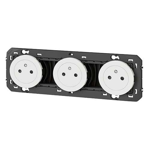 Legrand - Double prise de courant 2P+T Surface dooxie 16A précâblées