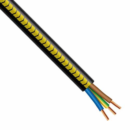Câble électrique R2V 3G2.5mm² M/B/VJ - Couronne de 50m