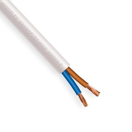 Câble Enceinte 25m - 2x1,5mm² - CCA Cuivre - Blanc - Pour Installation Audio