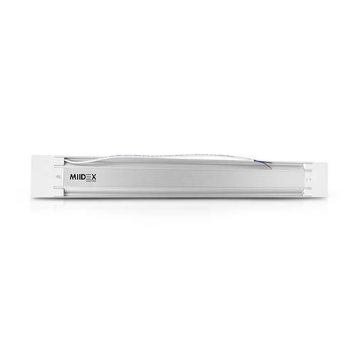 MIIDEX Réglette LED Slim Home 18W 1440lm 3000K blanc 60cm - vue de dos