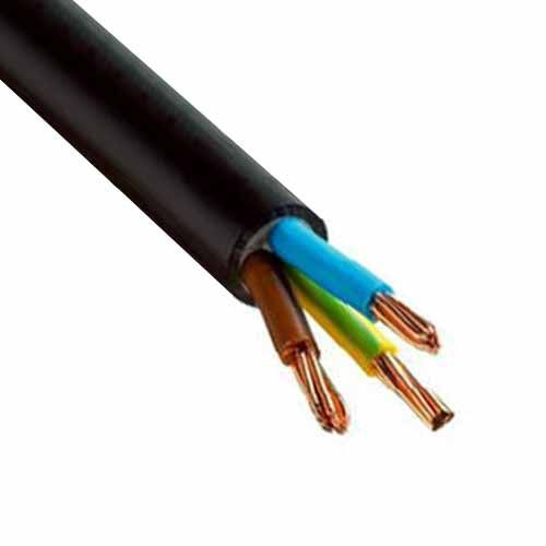 Ce câble Nexans R2V 3 brins (bleu, marron, vert/jaune) est composé d'une double isolation PVC afin de protéger les conducteurs lors d'une installation en extérieur. Disponible chez 123elec.com.