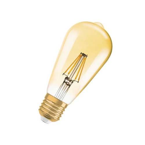 OSRAM Ampoule LED filament E27 230V 2,8W 200lm édition 1906 Edison or