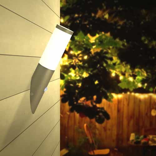 Applique extérieure LED torche à détection pour jardin