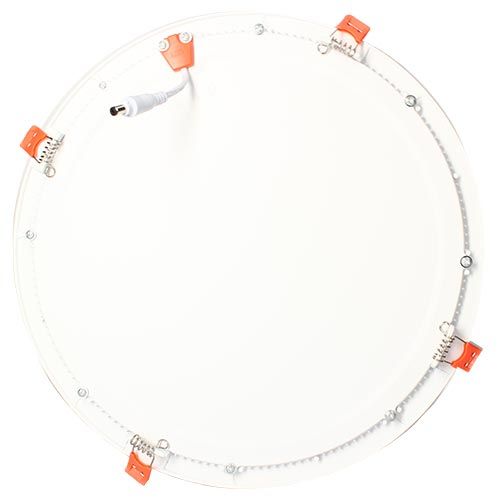Downlight LED extra plat à encastrer 24W 2050lm 300mm blanc