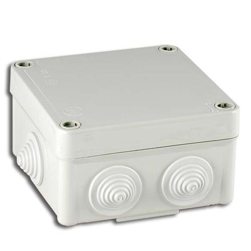Boîte De Dérivation étanche IP65 150x110x70 Mm - Avec 10 Presse-étoupes M20, Borne 12 Points Et Scie-cloche - 4