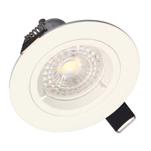 Spot LED encastrable GU10 230V 5W 380lm 4000K 85mm blanc Arlux