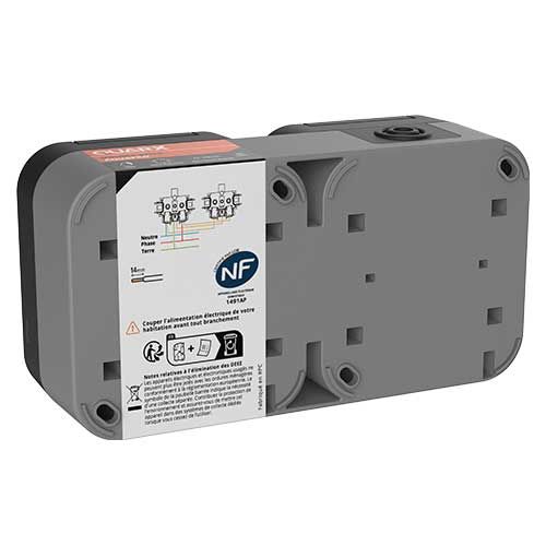 Interrupteur Et Prise 13A – IP55 – PRO ELEC – Extérieur Résistant Aux Intempéries