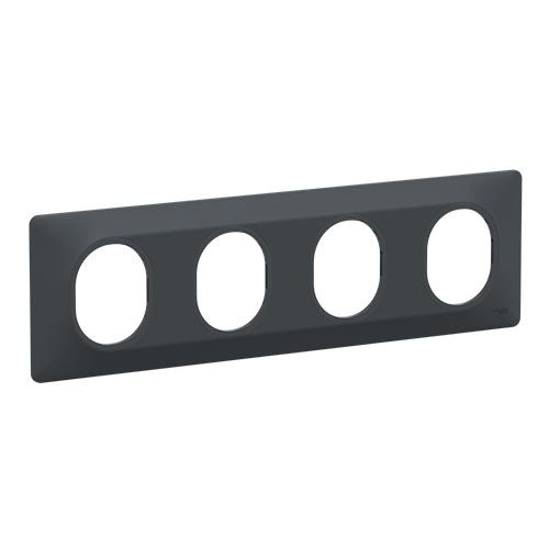 Plaque de finition Odace Styl anthracite Schneider