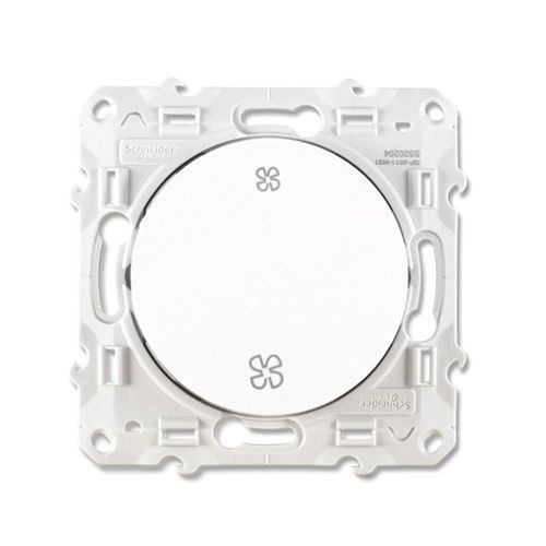 Interruttore VMC Bianco Schneider Electric Odace S520233, Senza Posizione Di Arresto, A Vite