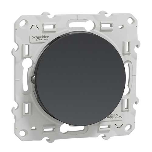 Lot De 5 Interrupteurs Va-et-vient Schneider Odace Anthracite - Réf S540204 - 10A 230V - Neuf Sous Blister