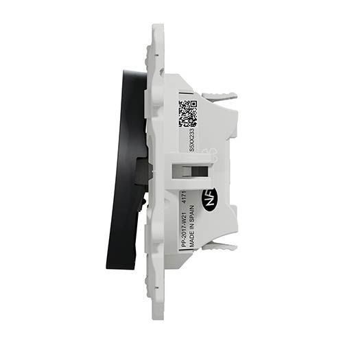 Schneider Odace - Interrupteur Va et Vient Lumineux ou témoin - Anthracite - Réf : S540263